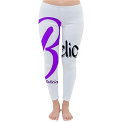 Belicious World  b  Blue Classic Winter Leggings