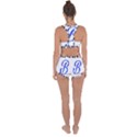 Belicious World  B  blue Racerback Boyleg Bikini Set View2