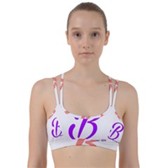 Belicious World  b  Coral Line Them Up Sports Bra by beliciousworld