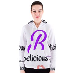 Belicious World  b  Coral Women s Zipper Hoodie by beliciousworld