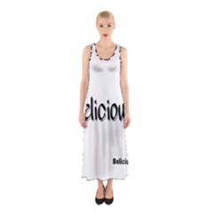 Belicious World Logo Sleeveless Maxi Dress