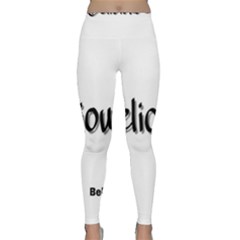 Belicious World Logo Classic Yoga Leggings by beliciousworld