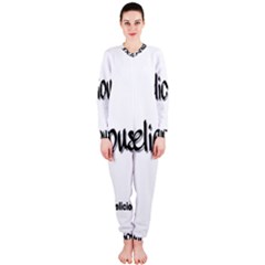 Belicious World Logo Onepiece Jumpsuit (ladies)  by beliciousworld