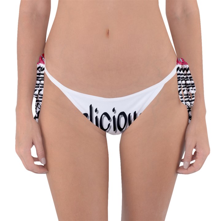 Belicious World Logo Reversible Bikini Bottom