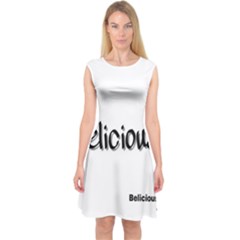 Belicious World Logo Capsleeve Midi Dress by beliciousworld