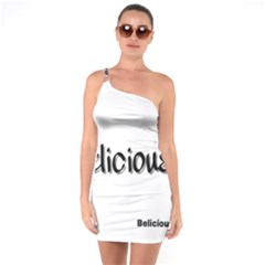 Belicious World Logo One Soulder Bodycon Dress by beliciousworld