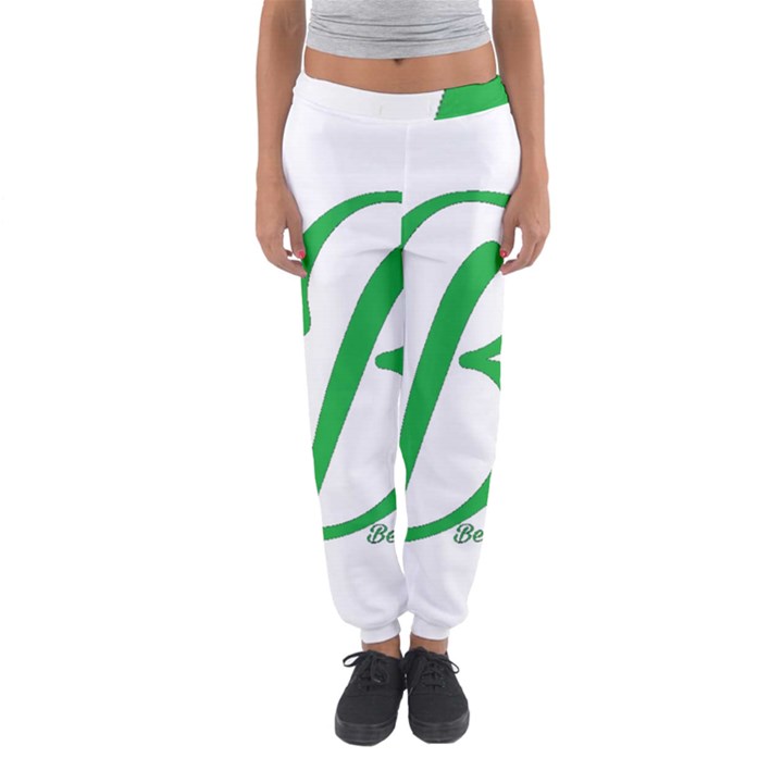 Belicious World  B  in green Women s Jogger Sweatpants