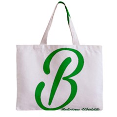 Belicious World  b  In Green Zipper Mini Tote Bag by beliciousworld