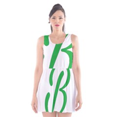 Belicious World  b  In Green Scoop Neck Skater Dress by beliciousworld