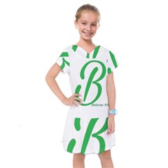 Belicious World  b  In Green Kids  Drop Waist Dress by beliciousworld