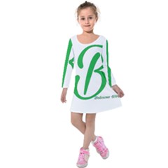 Belicious World  b  In Green Kids  Long Sleeve Velvet Dress