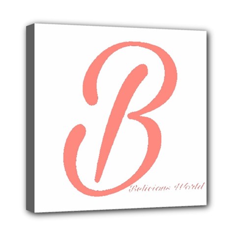 Belicious World  b  In Coral Mini Canvas 8  X 8  by beliciousworld