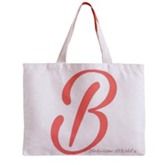 Belicious World  b  In Coral Zipper Mini Tote Bag by beliciousworld