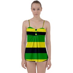 Jamaican Colors Babydoll Tankini Set by rascatcornmeal