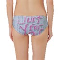 Letters Quotes Grunge Style Design Classic Bikini Bottoms View2