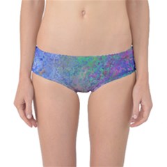 Colorful Pattern Blue And Purple Colormix Classic Bikini Bottoms by paulaoliveiradesign