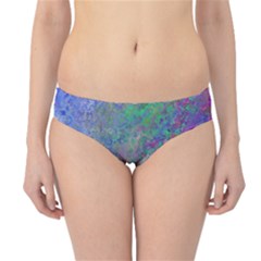 Colorful Pattern Blue And Purple Colormix Hipster Bikini Bottoms by paulaoliveiradesign