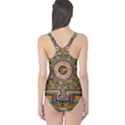 Asian Art Mandala Colorful Tibet Pattern One Piece Swimsuit View2