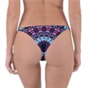 Kaleidoscope Mandala Purple Pattern art Reversible Bikini Bottom View2