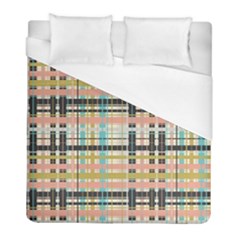 Plaid Pattern Duvet Cover (full/ Double Size) by linceazul