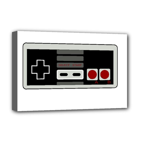 Video Game Controller 80s Deluxe Canvas 18  X 12   by Valentinaart