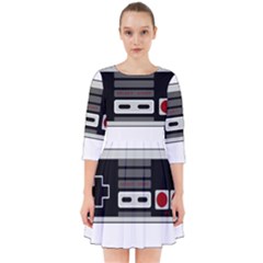 Video Game Controller 80s Smock Dress by Valentinaart