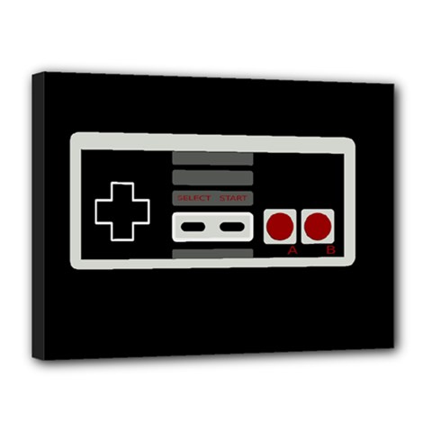 Video Game Controller 80s Canvas 16  X 12  by Valentinaart