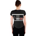 Video Game Controller 80s Crew Neck Crop Top View2