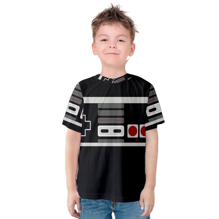 Video Game Controller 80s Kids  Cotton Tee