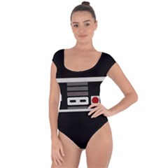 Video Game Controller 80s Short Sleeve Leotard 