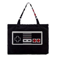 Video Game Controller 80s Medium Tote Bag by Valentinaart