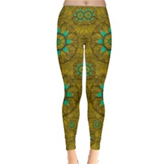 Sunshine And Flowers In Life Pop Art Leggings 