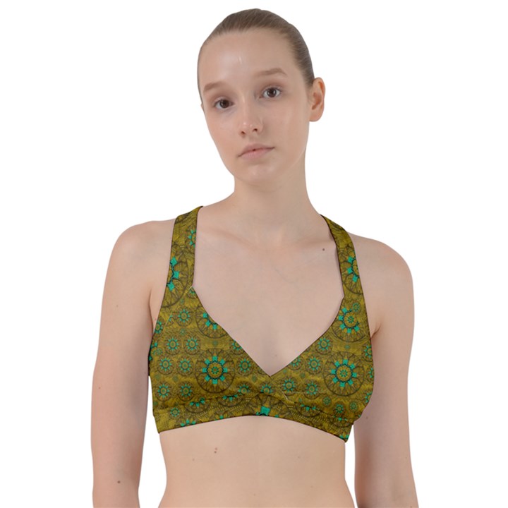 Sunshine And Flowers In Life Pop Art Sweetheart Sports Bra