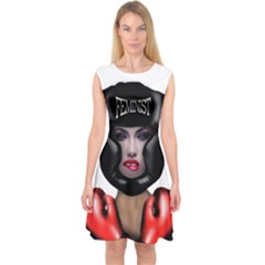 Feminist Capsleeve Midi Dress by Valentinaart