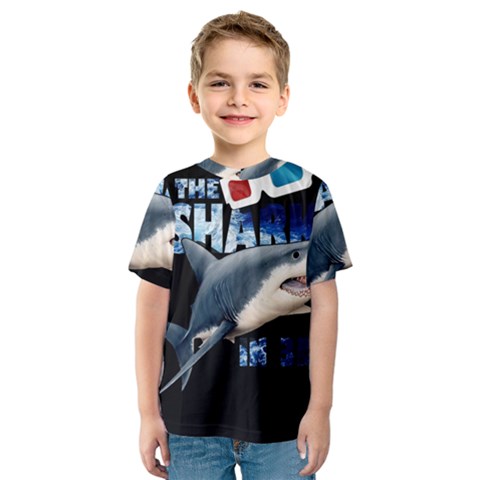 The Shark Movie Kids  Sport Mesh Tee by Valentinaart