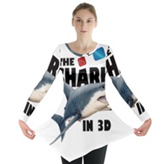 The Shark Movie Long Sleeve Tunic  by Valentinaart