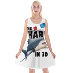 The Shark Movie Reversible Velvet Sleeveless Dress by Valentinaart