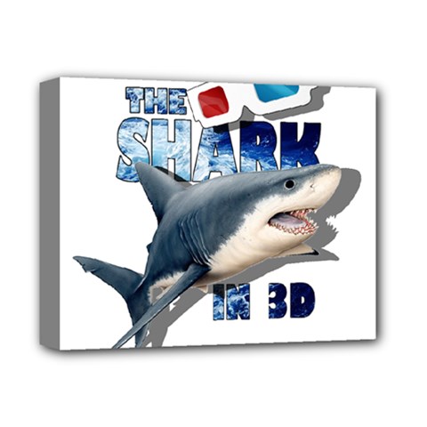 The Shark Movie Deluxe Canvas 14  X 11  by Valentinaart