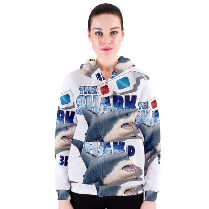 The Shark Movie Women s Zipper Hoodie