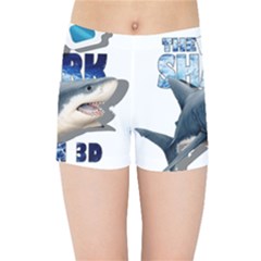 The Shark Movie Kids Sports Shorts by Valentinaart