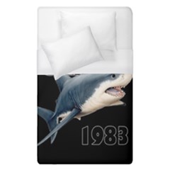 The Shark Movie Duvet Cover (single Size) by Valentinaart