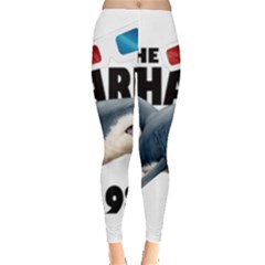 The Shark Movie Leggings  by Valentinaart