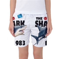 The Shark Movie Women s Basketball Shorts by Valentinaart