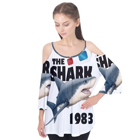 The Shark Movie Flutter Tees by Valentinaart