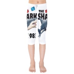 The Shark Movie Kids  Capri Leggings  by Valentinaart