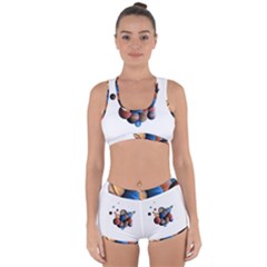 Planets  Racerback Boyleg Bikini Set