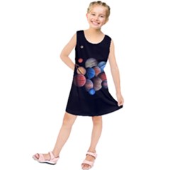 Planets  Kids  Tunic Dress by Valentinaart