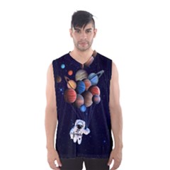 Planets  Men s Basketball Tank Top by Valentinaart