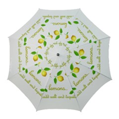 When Life Gives You Lemons Golf Umbrellas by Valentinaart