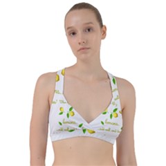 When Life Gives You Lemons Sweetheart Sports Bra by Valentinaart